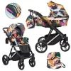 kunert lazzio premium coloured 01 silver frame 2 in 1 stroller
