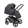 kunert lazzio premium dark grey 08 silver frame 2 in 1 stroller sport view