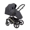kunert lazzio premium dark grey 08 copper frame 2 in 1 stroller sport view