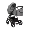 kunert lazzio grey 06 copper frame 2 in 1 stroller front view