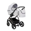 kunert lazzio premium light grey 09 copper frame 2 in 1 stroller front view