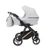 kunert lazzio premium light grey 09 copper frame 2 in 1 stroller side view