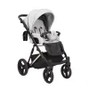 kunert lazzio premium light grey 09 copper frame 2 in 1 stroller sport view