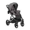 kunert lazzio premium mocca 10 silver frame 2 in 1 stroller sport view