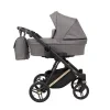 kunert lazzio premium mocca 10 copper frame 2 in 1 stroller side view