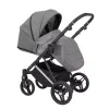kunert lazzio premium mocca 10 silver frame 2 in 1 stroller sport