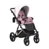 kunert lazzio premium pink 15 copper frame 2 in 1 stroller sport view