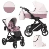 kunert lazzio premium pink 15 silver frame 2 in 1 stroller