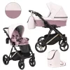 kunert lazzio premium pink 15 copper frame 2 in 1 stroller