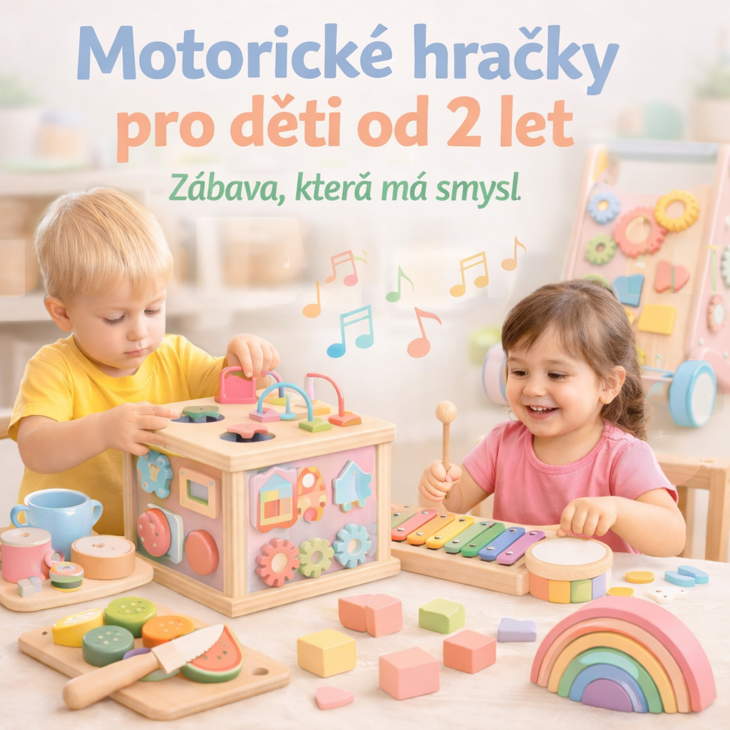 Motorické hračky pro děti od 2 let: Zábava, která má smysl