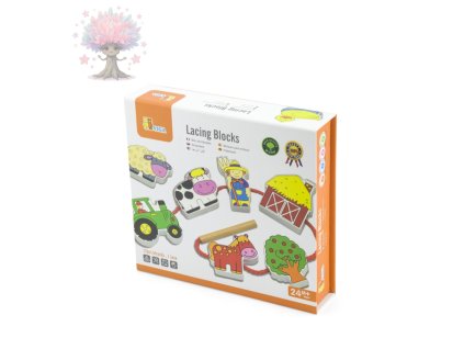 Dřevěná navlékačka farma