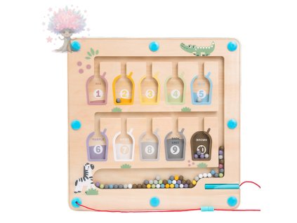 Dřevěná magnetická aktivity deska