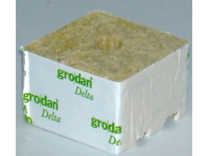 Grodan pěstební kostka - Delta 6,5 100x100 mm, malá díra