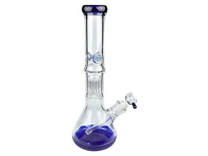 Bong sklo Ice Blue 37cm, perkulace