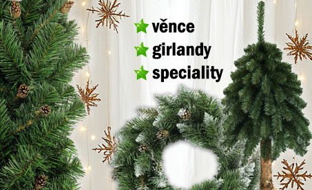 Věnce, girlandy a speciality