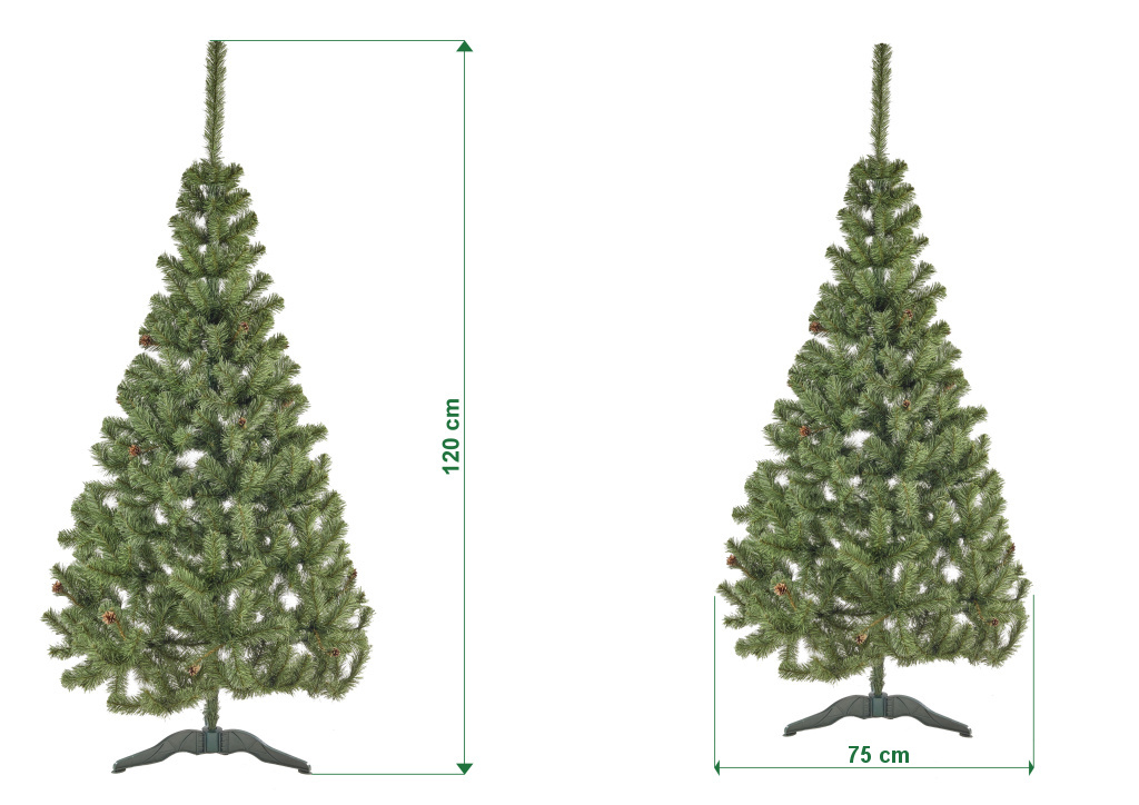 umely-vanocni-stromecek-jedle-ELA-s-siskami-rozmery-120cm-95cm-stromeckov