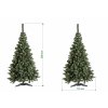 umely vanocni stromecek jedle Z HOR rozmery 220cm 115cm stromeckov