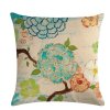 2 45x45cm Cartoon Swallow Sparrow Series Pillowcase Soft Linen Pillow Cushions Dustproof Cover Household Finished Textiles Items