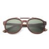 GREEN new classic trend wooden sunglasses elli variants 0