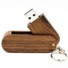 Walnut wood jaster wooden rotatable usb flash drive variants 1