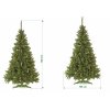 umely vanocni stromecek smrk ELEGAN LUX trojvetvy rozmery 180cm 105cm stromeckov