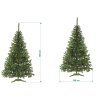 umely vanocni stromecek smrk ELEGAN LUX s odrosty rozmery 180cm 105cm stromeckov