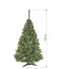 umely vanocni stromecek jedle NELA s siskami 120cm stromeckov