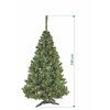 umely vanocni stromecek jedle NELA s siskami 180cm stromeckov