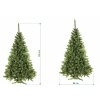 umely vanocni stromecek borovice PAULA rozmery 150cm 90cm stromeckov