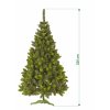 umely vanocni stromecek borovice PAULA se svetlymi konci 220cm stromeckov