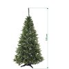 umely vanocni stromecek smrk ELEGAN LUX stinovany trojvetvy 150cm stromeckov