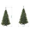 umely vanocni stromecek smrk ELEGAN LUX stinovany trojvetvy rozmery 220cm 115cm stromeckov