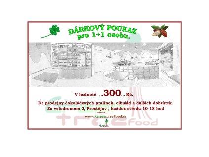 dárkový poukaz 300