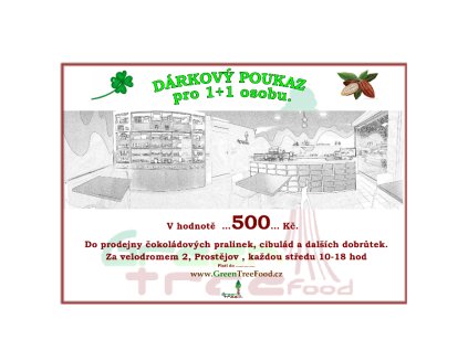 dárkový poukaz 500