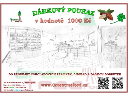 a dárkový poukaz 1000