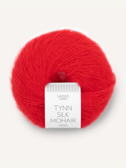 Tynn Silk Mohair 4018 - Scarlet Red