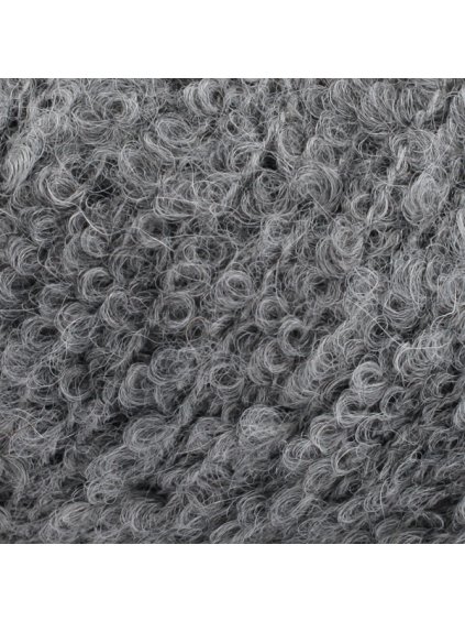 Drops Alpaca Bouclé 0517 - šedá