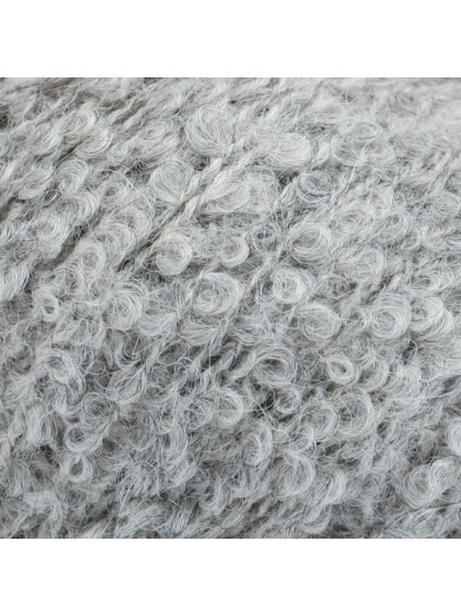 Drops Alpaca Bouclé 5110 - světlá šedá