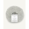 Tynn Silk Mohair 1022 - Lys Grå Melert