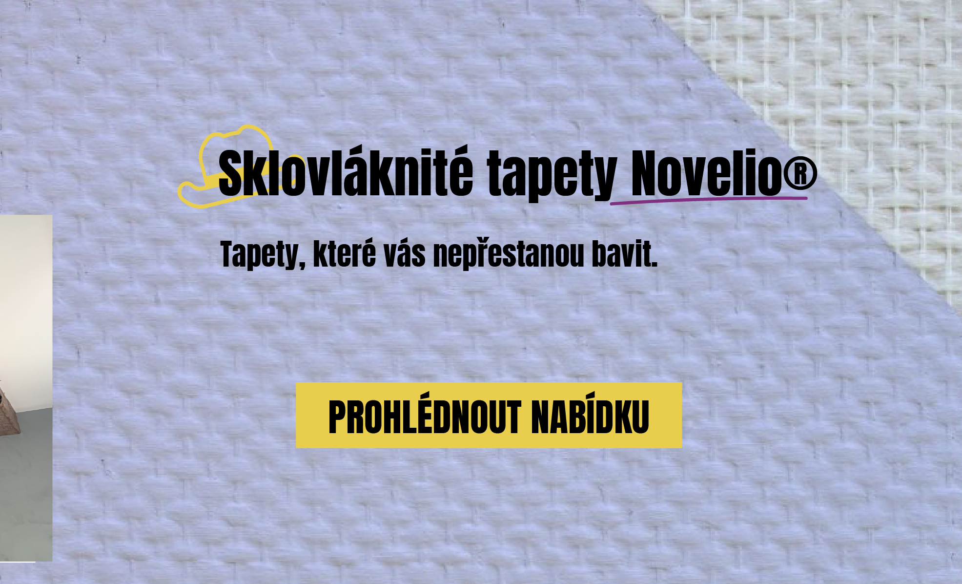 sklovláknité tapety