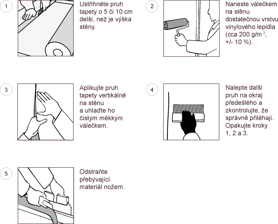 Tapety montážní návody