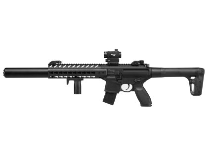 14863 1 vzduchovy samopal sig sauer mcx red dot cierny