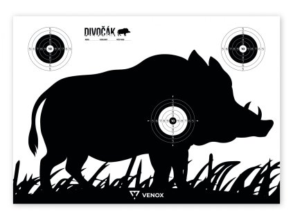 37112 papierovy terc venox diviak 61x43cm 10ks