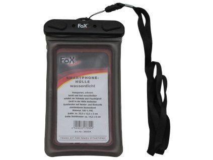 37517 vodeodolne puzdro na smartfon cierne mfh