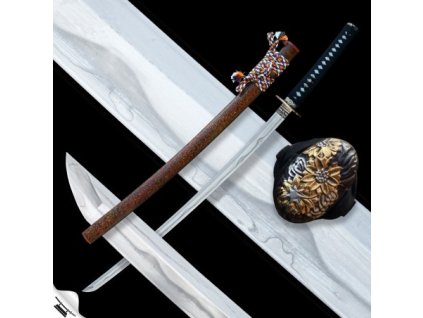 26461 kanera japanese katana t 10 folded steel yokote real notare hamon