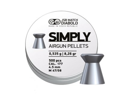 82 1 diabolo jsb simply 0 535g 500ks cal 4 5mm
