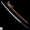 26461 10 kanera japanese katana t 10 folded steel yokote real notare hamon