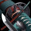26668 washi japanese sword t 10 steel yokote choji hamon