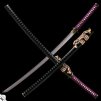 26677 12 sankakkei japanese katana t 10 steel yokote real hitatsura hamon