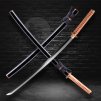 27559 do japanese katana t 10 folded steel yokote real choji hamon